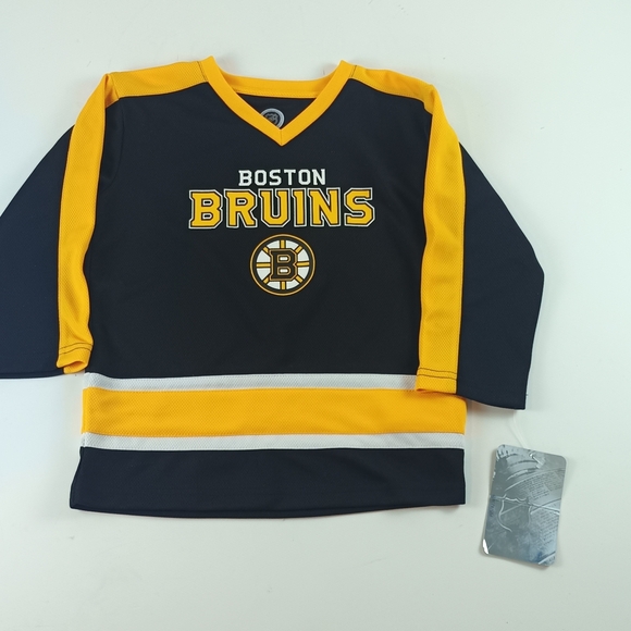 NHL Boston Bruins Youth Jersey - Black and Yellow - Picture 2 of 6